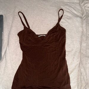 Zara Chocolate Brown Camisole Top